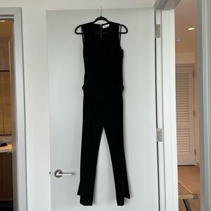 ALC Black Pantsuit Open Back Effect